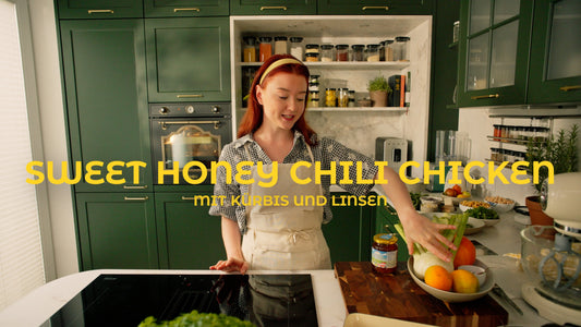 Sweet Honey Chili Chicken Salat – gesunder Mealprep-Lunch